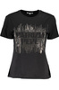 T-SHIRT DAMSKI Z KRÓTKIM RĘKAWEM PATRIZIA PEPE CZARNY