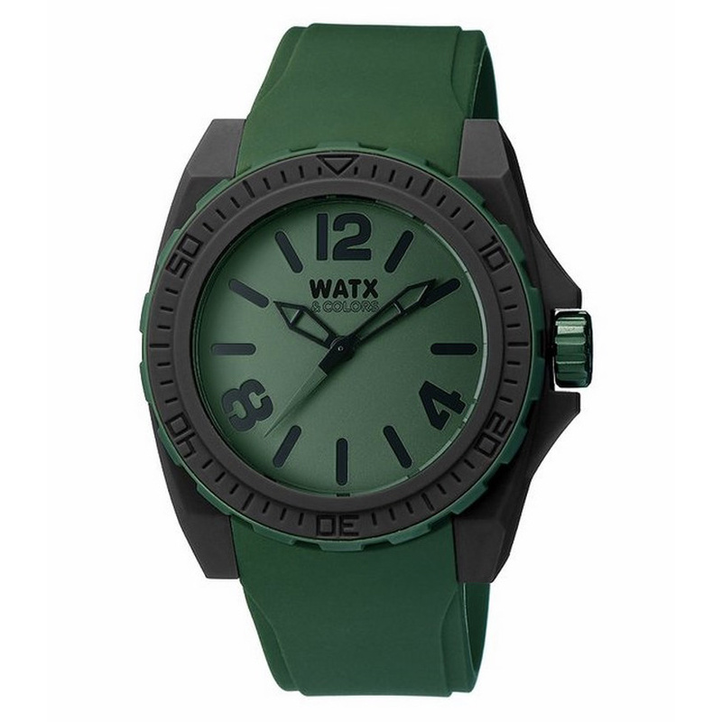 Zegarek WATXANDCO RWA1803. Kwarcowy, Kolor zielony. Unisex.