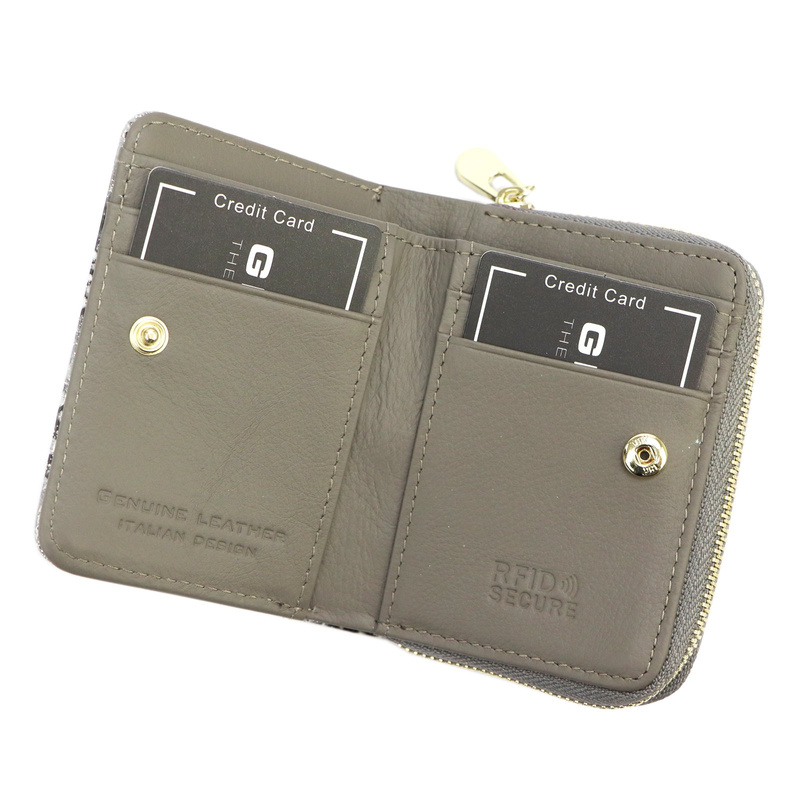 Elegancki damski portfel skórzany z RFID Gregorio