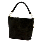 Damska miejska zgrabna listonoszka skórzana torebka na ramię zamszowa Luka