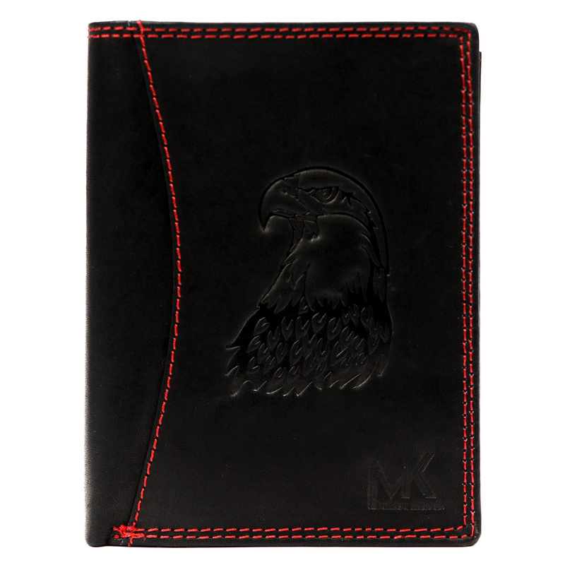 Skórzany męski portfel Money Kepper CDD 5601 EAGLE