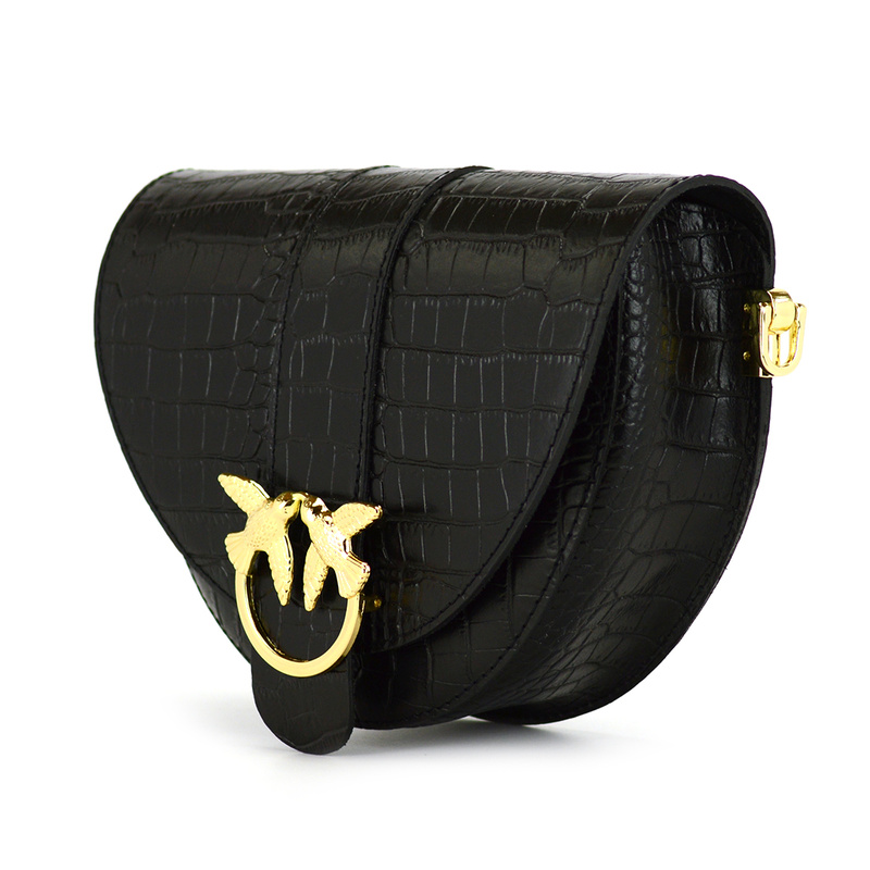 Luka damska listonoszka mała torebka przez ramię skóra naturalna 