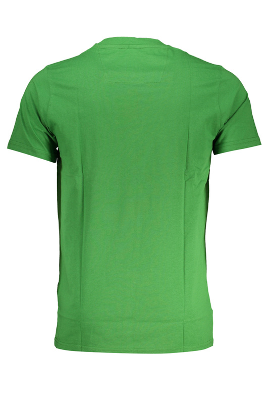 ZIELONY T-SHIRT MĘSKI Z KRÓTKIM RĘKAWEM KLASY CAVALLI