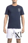 CZERWONY T-SHIRT MĘSKI Z KRÓTKIM RĘKAWEM BIKKEMBERGS