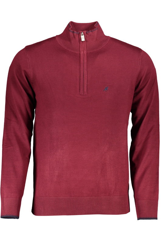 CZERWONY SWETER MĘSKI US GRAND POLO