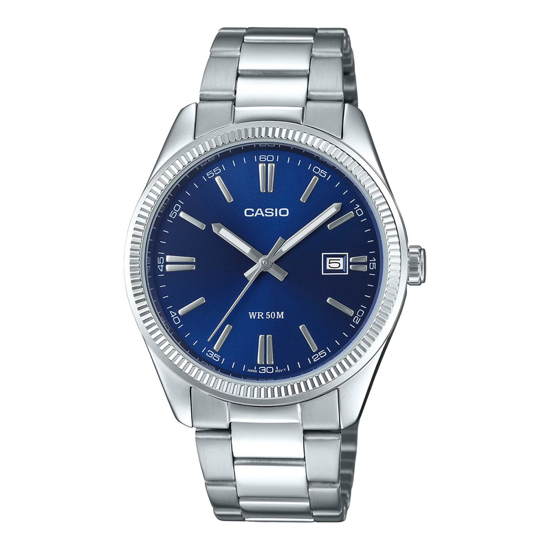 Zegarek CASIO MTP1302PD2AV. Kwarcowy, Kolor niebieski. Unisex.