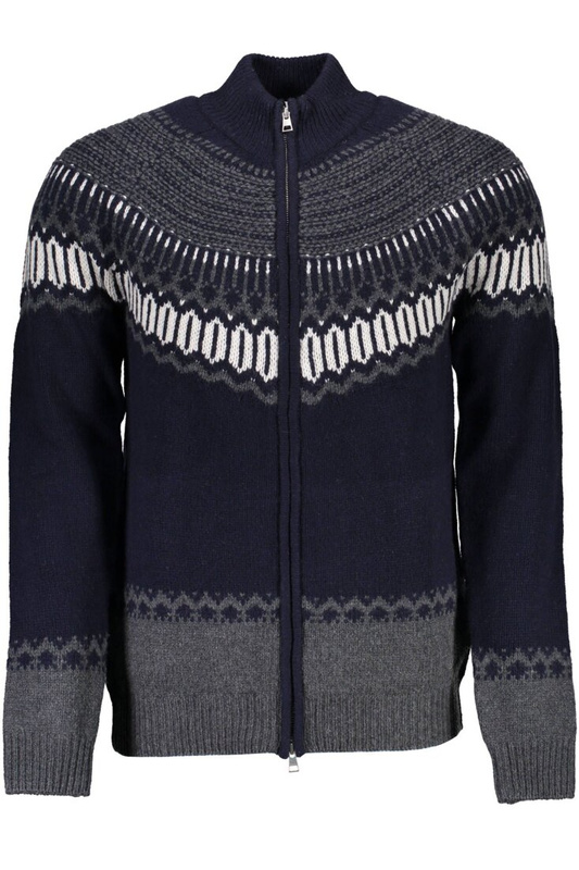 GANT bluza na zamek M�SKI NIEBIESKI