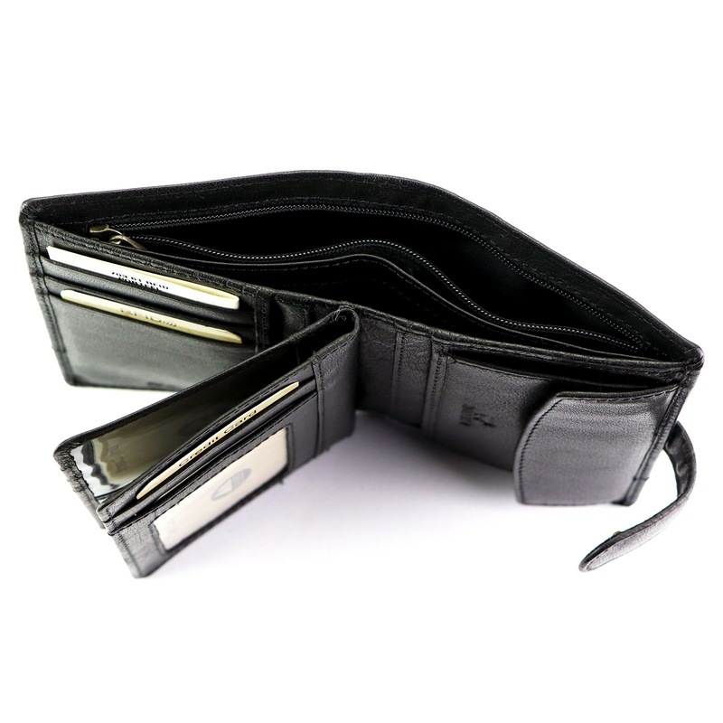 Skórzany męski portfel EL FORREST 703-61 RFID