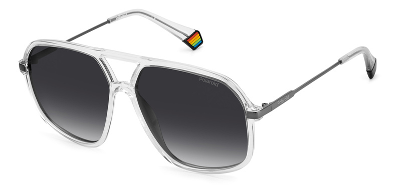 Okulary POLAROID PLD6182S900WJ. Okulary przeciwsłoneczne, Kolor przezroczysty. Unisex.