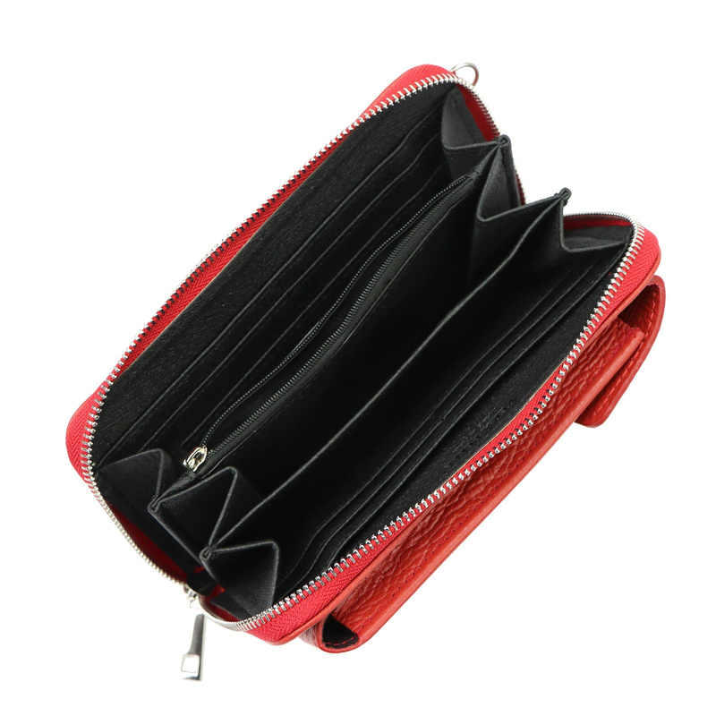 Gregorio etui na telefon z paskiem na ramię portfel torebka skóra naturalna