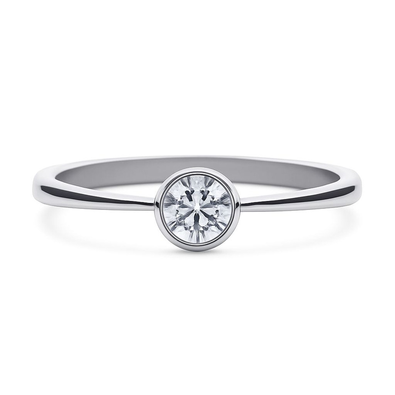 Biżuteria DIAMONFIRE 6118141582170. Pierścionek, Kolor szary. Kobieta.