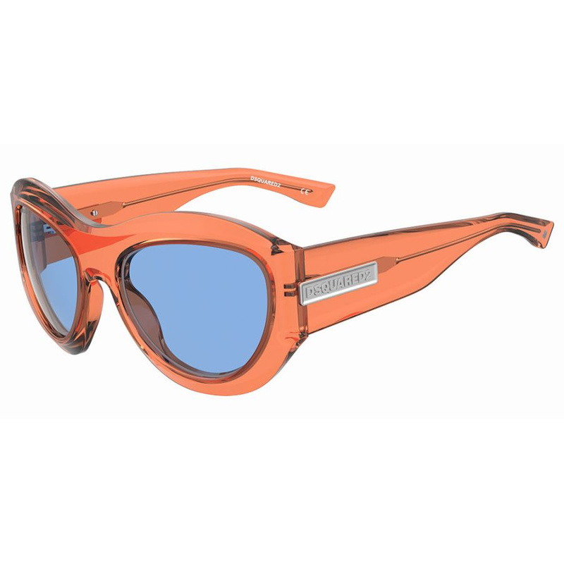 Okulary DSQUARED2 D2-0072-S-L7Q. Okulary przeciwsłoneczne, Kolor pomarańczowy. Mężczyzna.