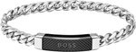 Biżuteria HUGO BOSS 1580260. Bransoletka, Kolor szary. Mężczyzna.
