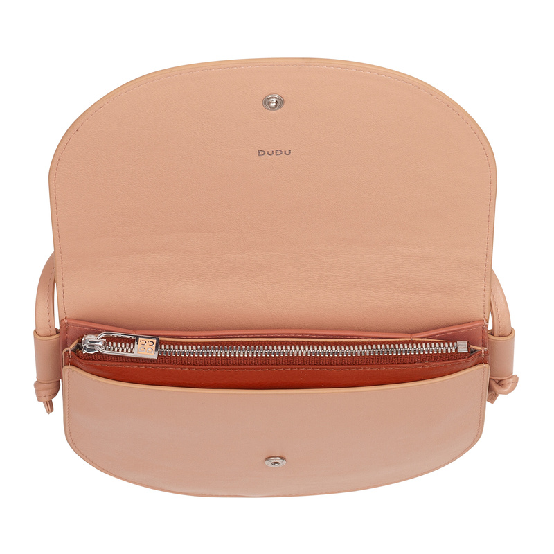 DuDu damska listonoszka skóra naturalna torebka przez ramię organizer
