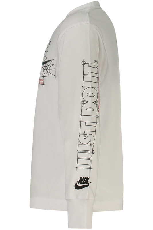 DZIECIĘCA KOSZULKA T-SHIRT NIKE Z DŁUGIM RĘKAWEM, BIAŁA