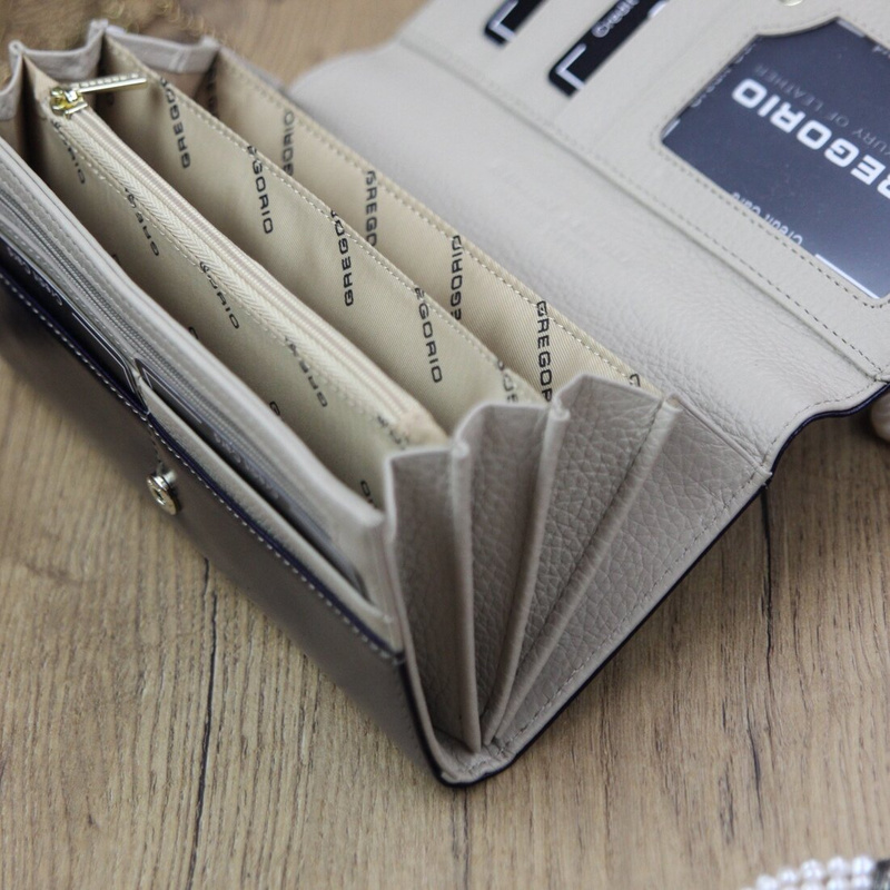 Skórzany damski portfel Gregorio N120