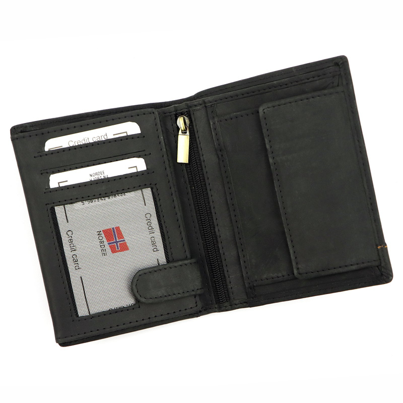 Skórzany męski portfel Nordee HJORT N4