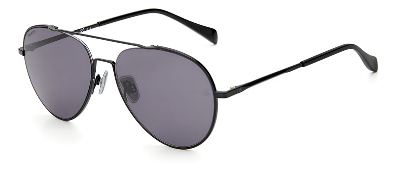 Okulary RAG&BONE RNB1036GS8075. Okulary przeciwsłoneczne, Kolor czarny. Mężczyzna.