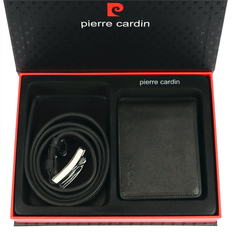 Zestaw portfel i pasek do spodni Pierre Cardin