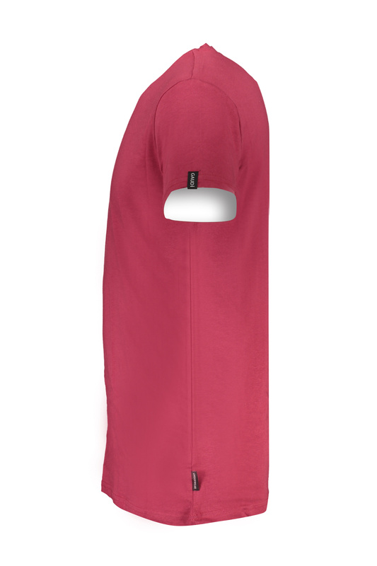 CZERWONY T-SHIRT M�SKI Z KR�TKIM R�KAWEM GAUD?