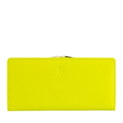 Podłużna damska portmonetka skórzana duża DUDU