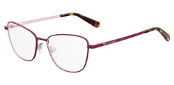 Okulary LOVE MOSCHINO MOL552-8CQ. Okulary, Kolor Cherry. Kobieta.