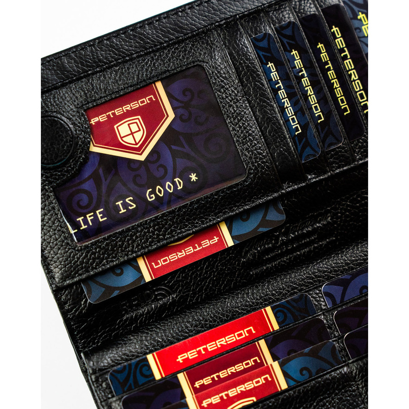 Skórzany damski portfel Peterson PTN PS1431-MLF