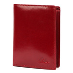 Pionowy Skórzany męski portfel EL FORREST z RFID