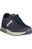 Niebieskie sneakersy męskie GAS Gam 623220 – szare detale