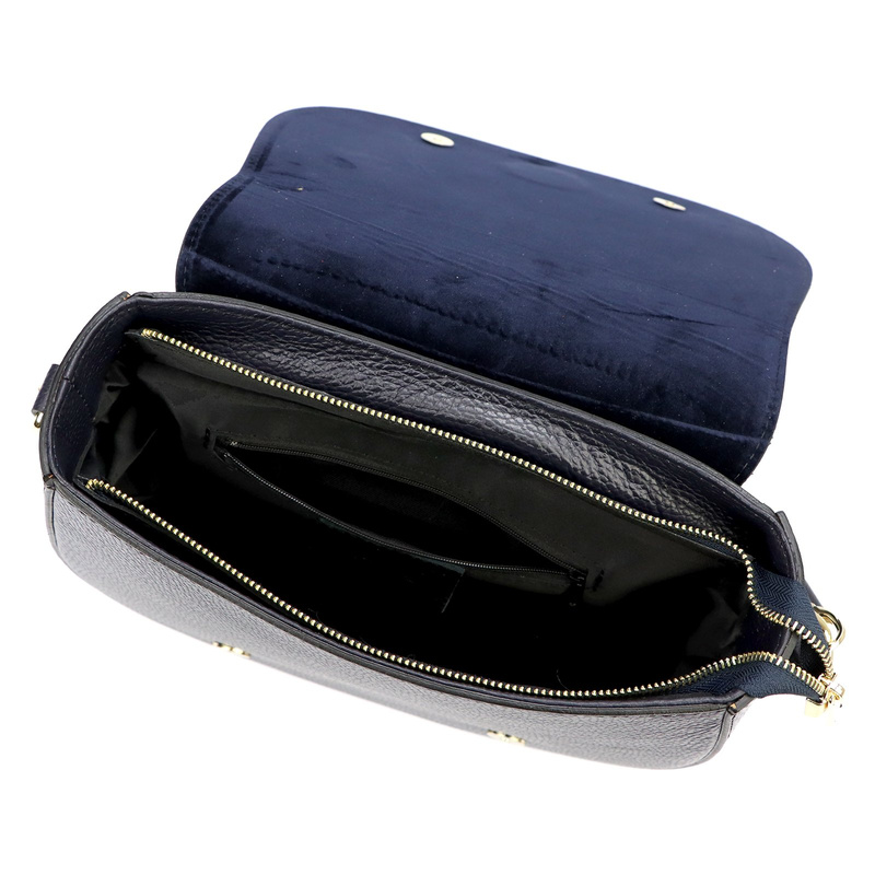 Gregorio damska listonoszka torebka przez ramię skóra naturalna z kieszenią