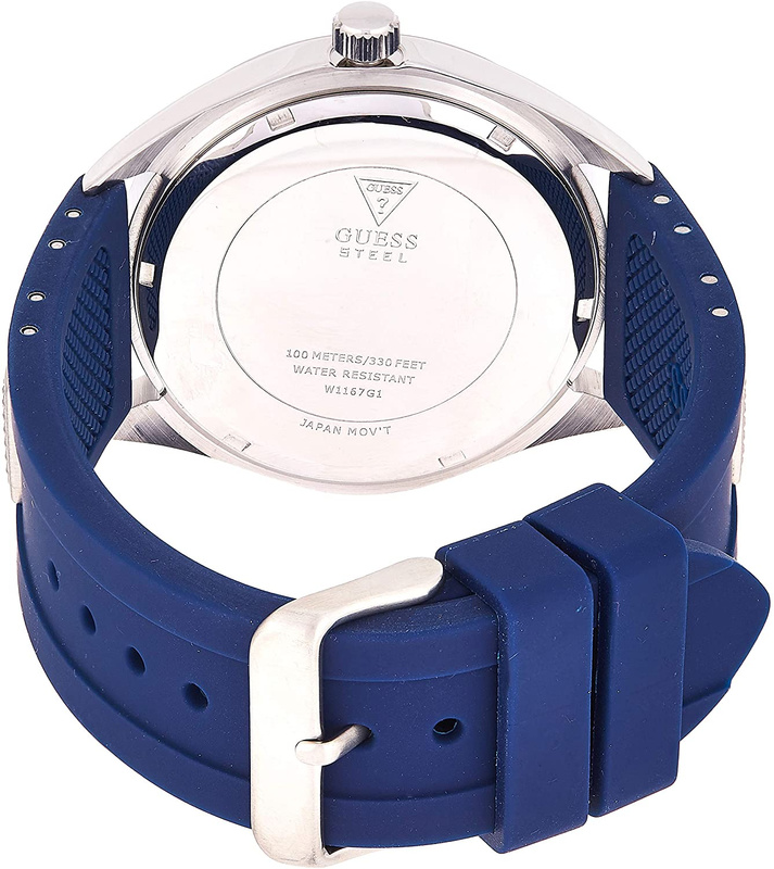 Zegarek GUESS W1167G1. Kwarcowy, Kolor niebieski. Mężczyzna.