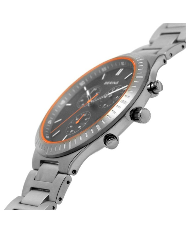 Zegarek BERING 11743-709. Kwarcowy, Kolor szary. Mężczyzna.