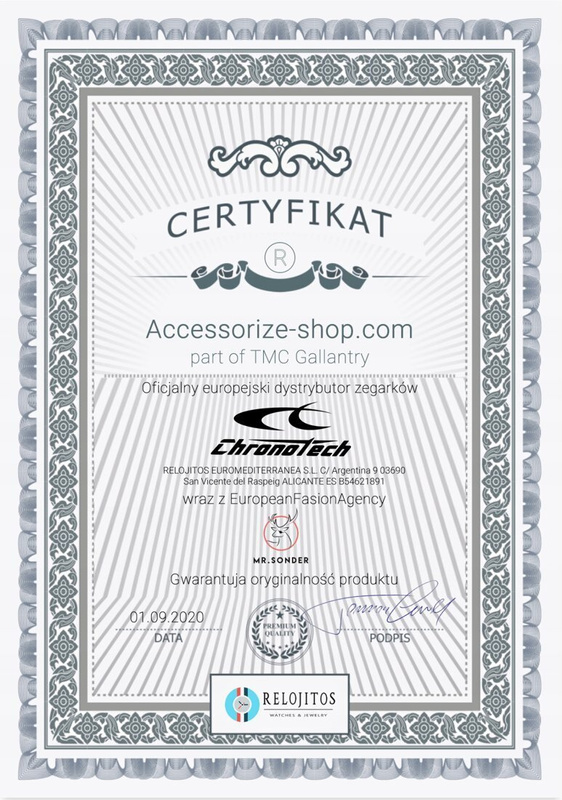 Zegarek CHRONOTECH CT7016LS-09. Kwarcowy, Kolor biały. Kobieta.