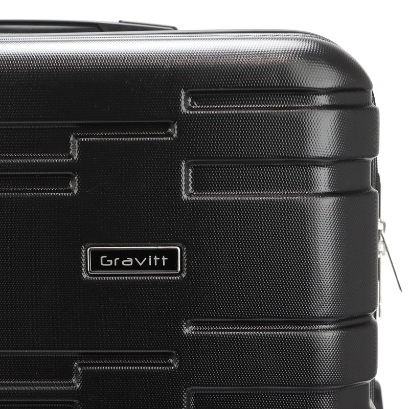 Gravitt zestaw 3 walizek podróżnych na kółkach materiał ABS zamek na kod