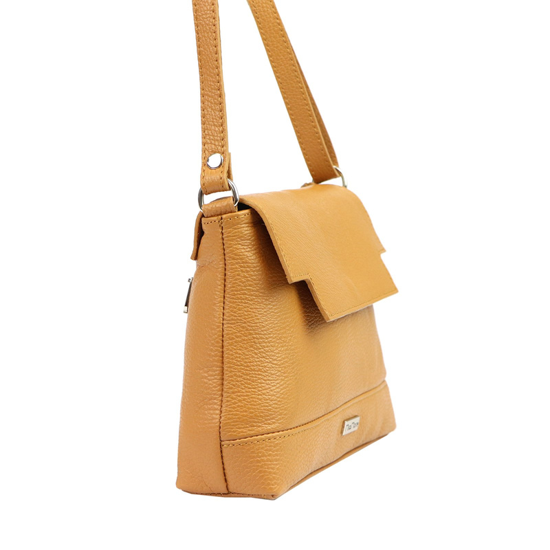 MiaMore damska listonoszka przez ramię skóra naturalna torebka z klapą