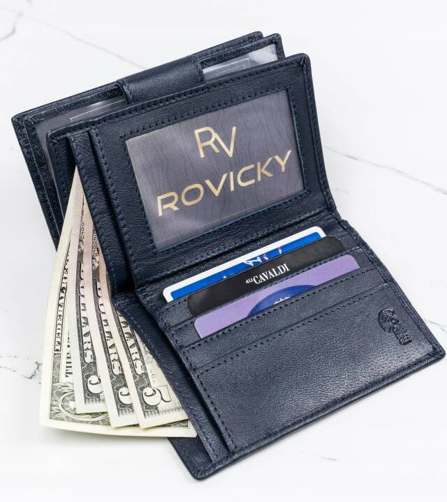 Stylowy Portfel damski skórzany z RFID od Cavaldi