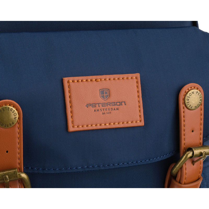 Materiałowy plecak męski Peterson PTN GAMMA