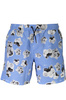NIEBIESKI KOSTIUM BIELIZNY MĘSKIEJ KARL LAGERFELD BEACHWEAR