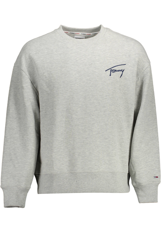 BLUZA TOMMY HILFIGER BEZ ZIP MAN SZARA