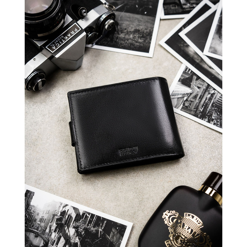 Skórzany męski portfel Peterson PTN N992L-BUF