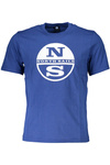 NIEBIESKI T-SHIRT MĘSKI Z KRÓTKIM RĘKAWEM NORTH SAILS