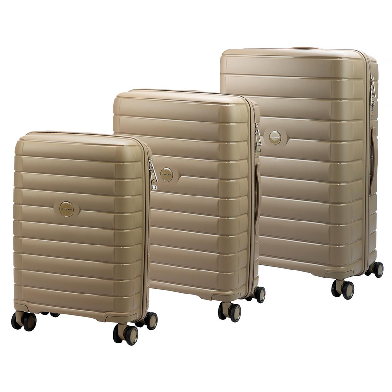 Mocna walizka damska z ABSu Pierre Cardin 2401 JOY05 x3 Z