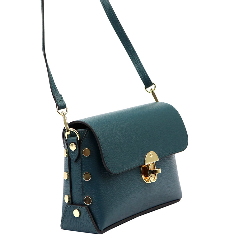 Luka damska listonoszka torebka przez ramię skóra naturalna stylowa