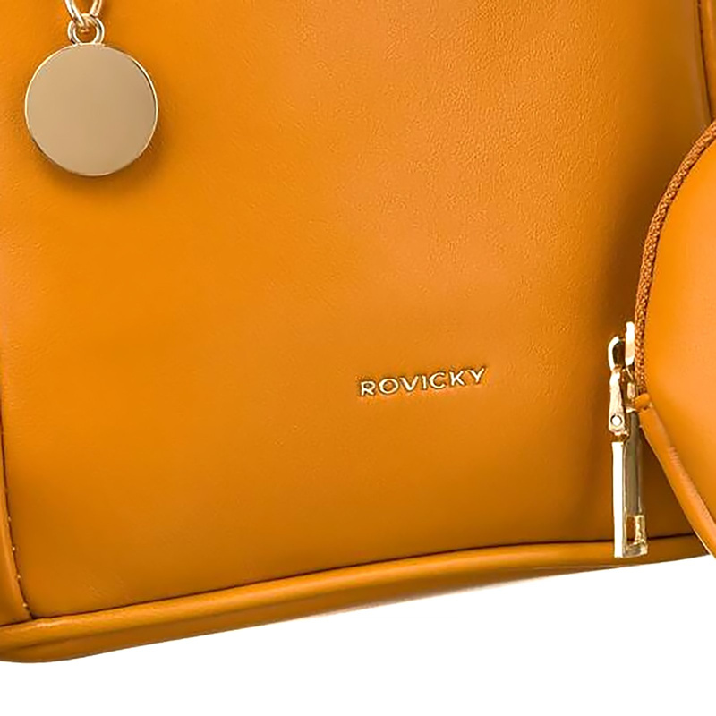 Rovicky Listonoszka Damska Torebka Na Ramię Crossbody Skóra Eko Z Etui