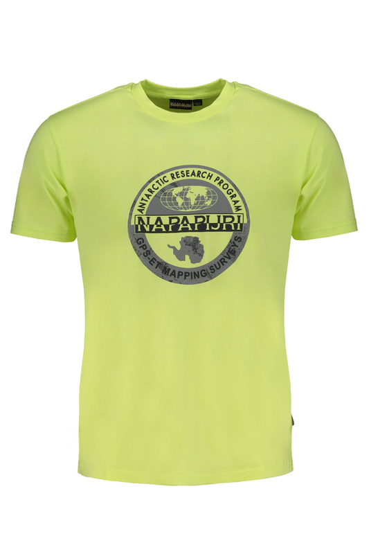 NAPAPIJRI ŻÓŁTY T-SHIRT MĘSKI Z KRÓTKIM RĘKAWEM