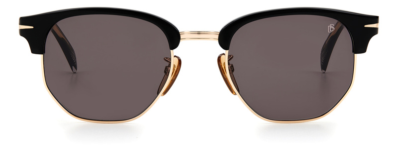 Okulary DAVID BECKHAM DB1002S2M2IR. Okulary przeciwsłoneczne, Kolor czarny złoty. Mężczyzna.