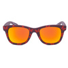 Okulary ITALIA INDEPENDENT 0090T-FLW-053. Okulary przeciwsłoneczne, Kolor czerwony brązowy. Kobieta.