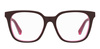 Okulary LOVE MOSCHINO MOL590-LHF. Okulary, Kolor Burgundy. Kobieta.