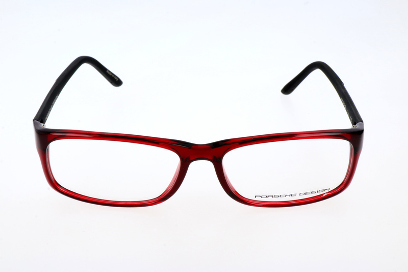 Okulary PORSCHE DESIGN P8243-C. Okulary korekcyjne, Kolor czerwony. Kobieta.