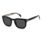 Okulary DAVID BECKHAM DB-7076-S-807. Okulary przeciwsłoneczne, Kolor czarny. Mężczyzna.